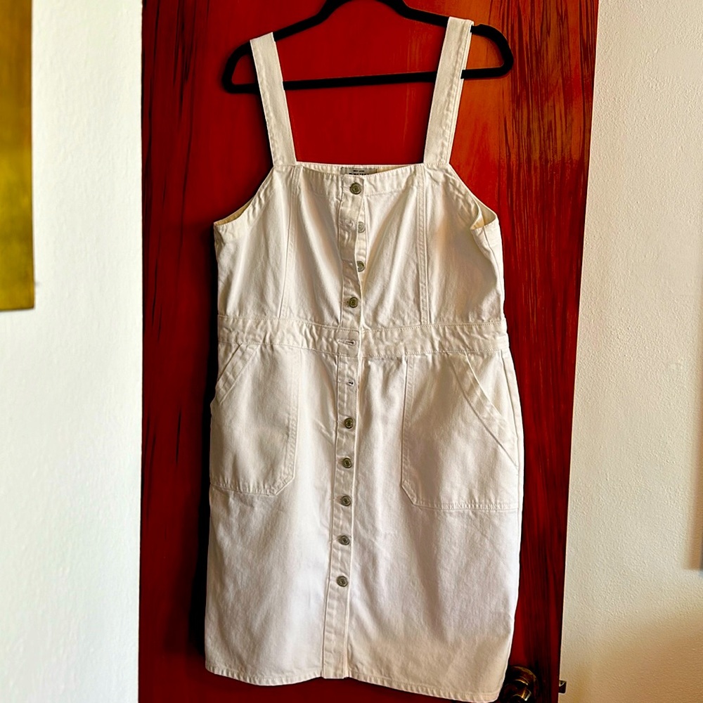 White denim jumper